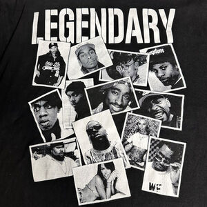 Legendary Rappers Rap Graphic T Shirt VTG Mens 4XL Snoop Tupac Eazy-E Jay-Z Nas